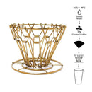 Folding Coffee Filters Holder Metal Pour Over Coffee Drip Holder Stand