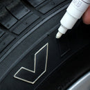 12X White Waterproof Permanent Car Tyre Tire Tread Paint Marker Pen Tire-Pens