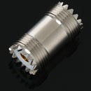 2-Pack PL-259 UHF Female to UHF Female Coax Cable Adapter S0-239 UHF Double