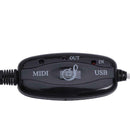 USB to MIDI Cable Converter for Music Keybodard Adapter Cord