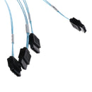 Durable 1M/3ft Mini SAS 36P SFF-8087 To 4 SATA 7Pin Hdd Cable