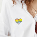 Women Men Rainbow Colorful Brooch Enamel Clothes Badge Collar Lapel Pin (3) A