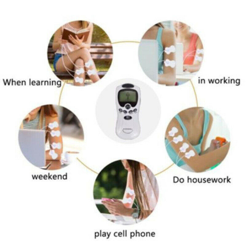Electronic Pulse Massager Pain Relief Remove Muscle Tension And Tired N LDS