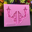 Silicone Wall Light Lamp Fondant Cake Mold Chocolate Sugarcraft Mould Decor U3S1
