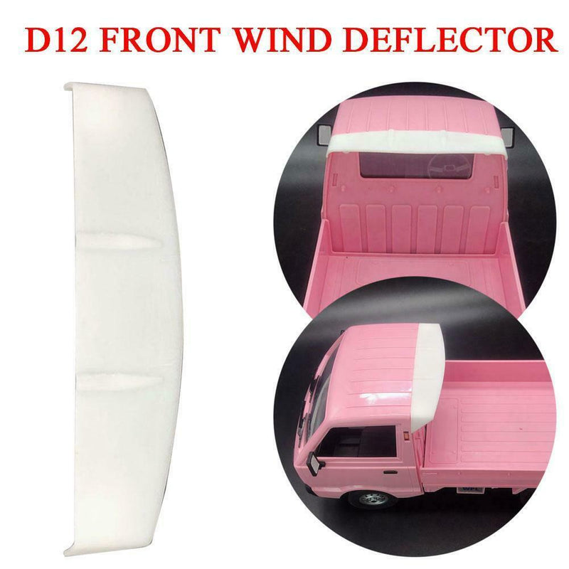 For WPL D12 RC Truck DIY Modified Decoration Car Front Wind Deflector Baffle