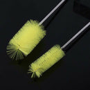 Long Aquarium Fish Tank Double Head Cleaner Brushes Tube Pipe Hose Pump  UUQ