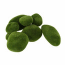 Deco moss stones 8 pieces 4-8 cm