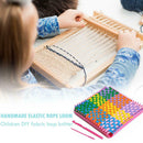 Manual Weaving Elastic Rope Multicolor DIY Bracelet Cup Cushion Accessories
