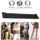 Sports Resistance Rubber Band Yoga Gym Fitness Training Pull Rope (Black) A