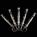 Pet Training Adjustable Ultrasonic Flute Dog Whistle Sound Keychain