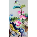 5D DIY Round Drill Diamond Painting Lotus Cross Stitch Embroidery Mosaic