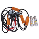 Error Free White/Amber 1157 Led Drl Switchback Turn Signal Parking Light Bu