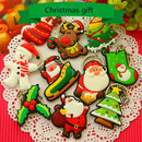 2pcs Xmas Tree Ornament Decoration Party Christmas Santa Claus Socks Xmas Gift