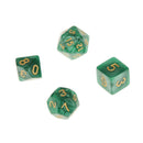 Pack of 14 Opaque Acrylic D20 D12 D10 D8 D6 D4 Dices Die for Dungeons and