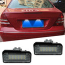 2pcs LED License Plate Lights for W211 W203 5D W219 R171 Number Plate Lamps