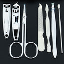 Nail Care 7pcs Cutter Cuticle Clipper Manicure Pedicure Kit Case Gift Set mt Gw