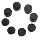 8X Black Silicone Thumb Stick Grip Cover Caps For PS4 Game Analog Controller lia