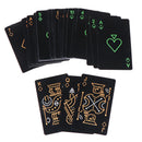 Black Luminous Fluorescent Poker Cards Playing Card Glow In The Dark 3C