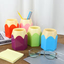 Creative Pen Vase Pencil Pot Makeup Brush Holder Stationery Desk Tidy Container
