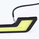 2x White Car LED Daytime Running Light DRL COB Strip Fog Lamp Super Bright 12V