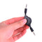 3.5mm Cable aux retractable auxiliary cord for car MP3 black 3C