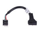 20/19 Pin USB3.0 Female to 9 Pin USB2.0 Male Motherboard Cable