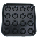 New Plastic Pool Billiard Ball Tray Holds 16 Balls Snooker Billiard Black