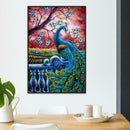 5D DIY Full Drill Diamond Painting Peacock Cross Stitch Embroidery Mosaic