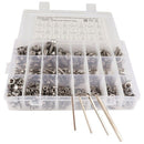 520 Pcs Stainless Steel Screws And Nuts M3 M4 M5 M6 Hex Socket Head Cap Scr