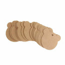 100 Pcs. Labels Gift Tags Tags Gift Tags Kraft Card Gift Cards - Brown / #