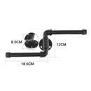 Toilet Paper Holder Matte Black, Toilet Tissue Roll Holders Dispenser Hangers