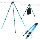 120Cm Telescopic Fishing Triple-cornered Bracket Aluminum Alloy Fishing Rod