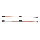 2pcs Receiver Extra Channel Extended Cable with Power Switch for RC Cars