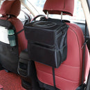 Car Trash Can with Lid Multi-Function Outdoor Trash Can Hanging Storage Bag L4F3