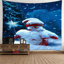 Xmas Merry Christmas Day Happy New Year Tapestry for Home Decor Wall Art-H