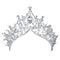 New Big Baroque Handmade Crystal Princess Crowns For Queen Rhinestone Tiara Y5O7