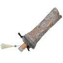 Compact Lace Wedding Parasol Folding Travel Sun Umbrella UV Block (gray)