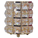 Decorative Crystal Jar Bottle For Dresser Rock Crystal Pen Container Orname
