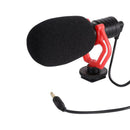 Microphone Video Windshield Condenser for DSLR Camera w/ 3.5mm Interface
