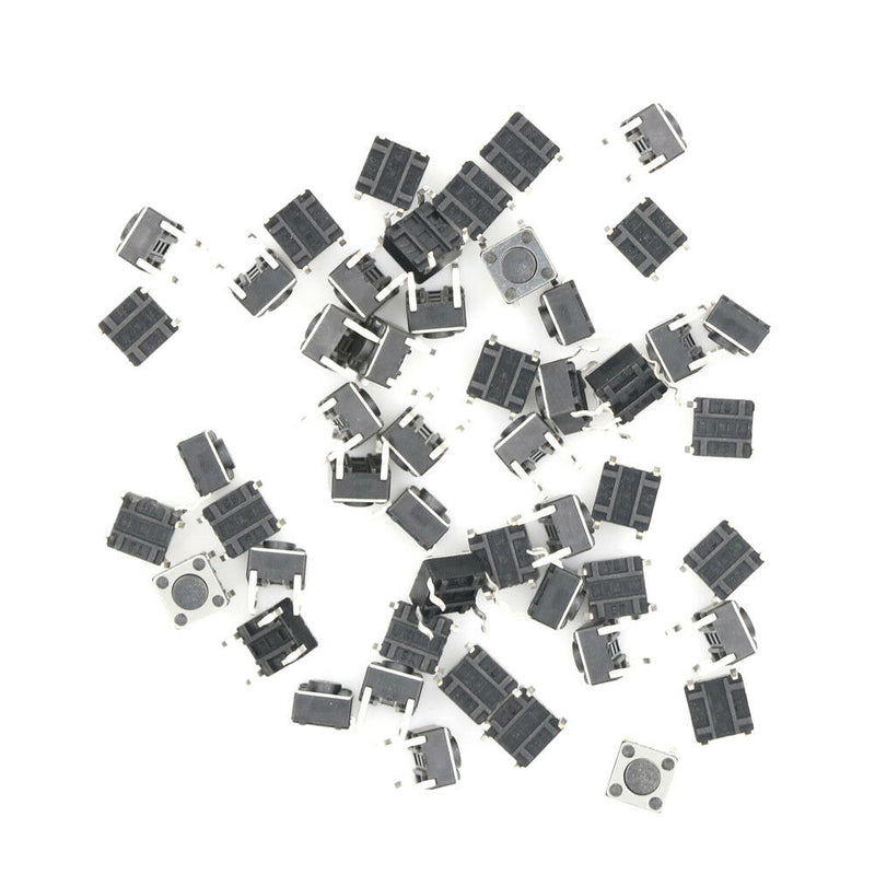 50pc6*6*4.5mm Tact Switch Tactile Push Button Switch Kit Sets 4P Micro Switc Bj