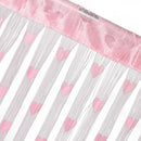 PINK Heart STRING ROOM WINDOW CURTAIN FLY SCREEN DIVIDER BLIND TASSEL 2 X 1M