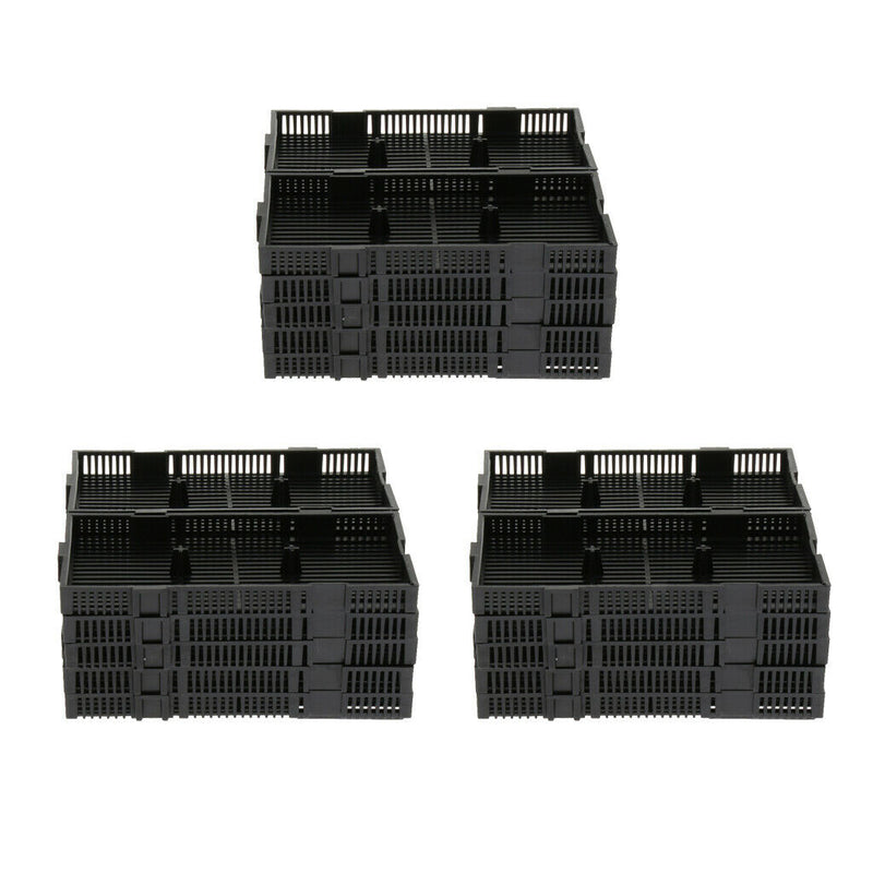 30 Pcs Grid Divider Tray Aquarium Fish Tank Filter Bottom Isolation Board