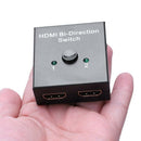 2-In-1 Hdmi Ab Switch Bidirectional Switcher,Hdmi 2.0,10.2Gbps Transmission