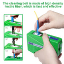 Cassette Mini Portable 500 Times Fiber Optic Cleaning Box Accessories Microfiber