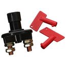 12V 4 Holes Car Switch Battery Cut Off disconnector Switch Off Power + 2 Ke