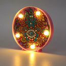 DIY Special Shape Drill LED Diamond Painting Light Palm Cross Stitch Lamp