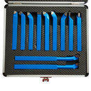 11Pcs Metal Carbide Cnc Lathe Tools Carbide Brazed Tipped Cutter Tool Bit C
