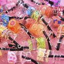 20PCS Colorful Fruit Juice Glass Bottle Charms Pendant for Bracelet Necklace DIY