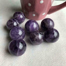 Natural Fantasy Amethyst Quartz Craft Sphere Crystal Fluorite Ball Healing B9N5