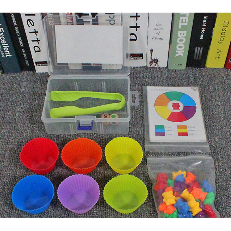 Children Counting Bears Kit Matching Game Developmental